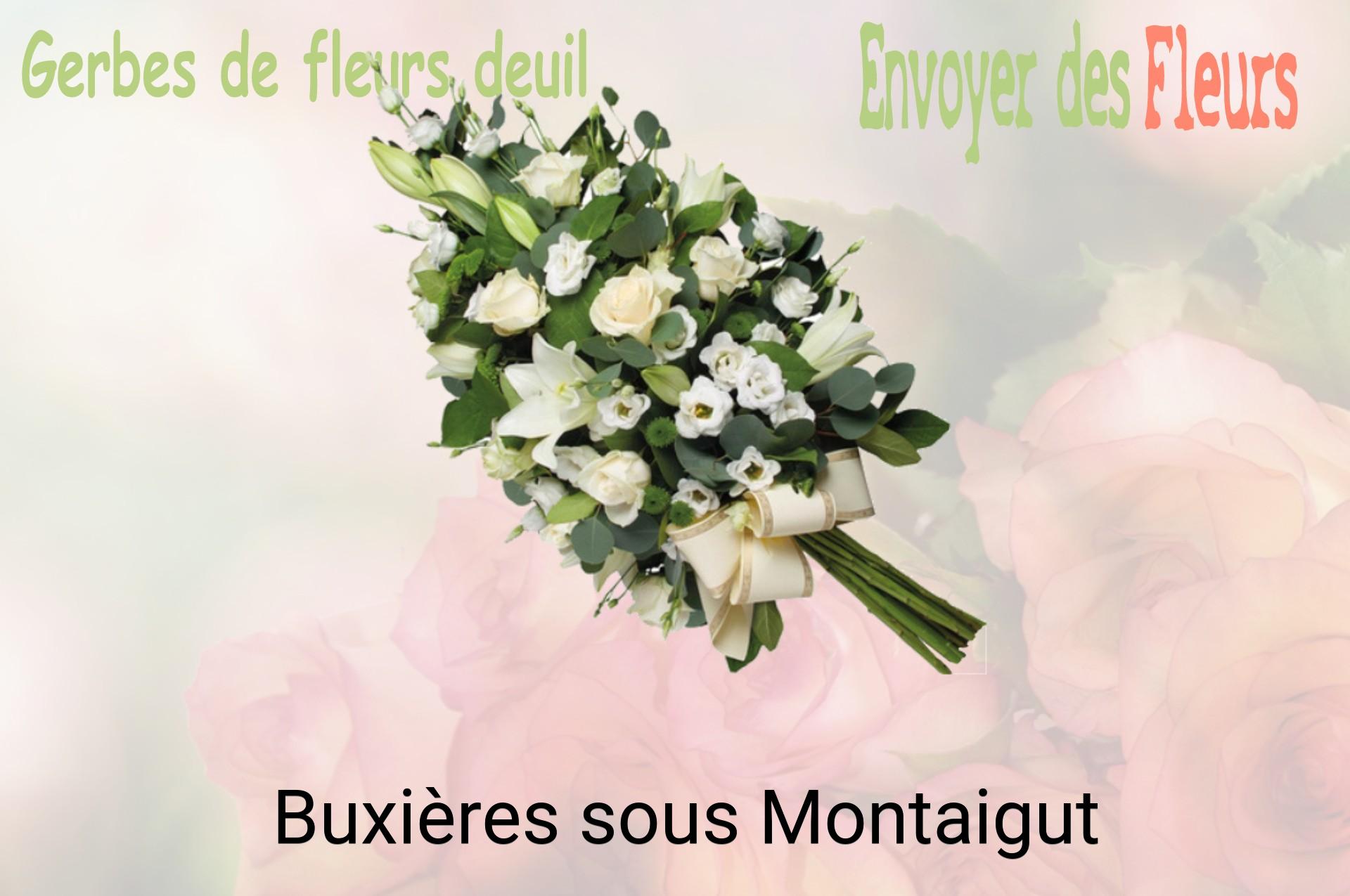 Gerbe de fleurs de deuil livrée à Buxières-sous-Montaigut